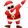 Dabbing Santa Claus