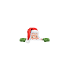 Frohen Pump Weihnachtsmann