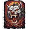 Hell demon dog