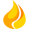 Lodernde Flammen