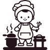 Little chef in action