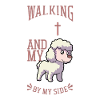 Jesus and Dog - Poodle