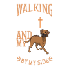 Jesus and Dog - Rhodesian Ridgeback
