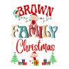 Brown Family Christmas Celebration Design