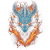 Dragon, Fire, Mystical, Dragon
