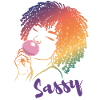 Sassy Chic with Afro Charm