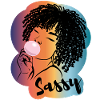 Sassy Chic with Afro Charm
