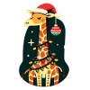 Giraffe, Giraffe, Christmas, Africa, Animals