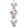 Éléphants mignons