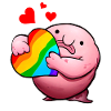 Blobfish LGBTQ Pride Rainbow
