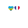Rwanda France Heartbeat Flag Rwandese
