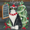 christmas meow cat