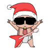 Cool Baby Christmas Rocker