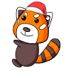 Western Little Panda Christmas