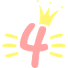 4th Birthday Crown