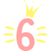 6th Birthday Crown