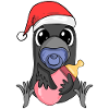 Crow Baby Christmas