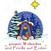 gesegnete Weihnachten, Weihnachtskrippe