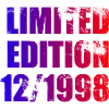 25e anniversaire édition limitée 12/1998