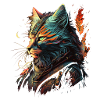 A Fantasy Warrior Cat