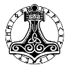 Thors Hammer Runes Black