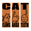 CAT Claws arse teeth