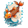 carpe koi - poisson japon
