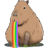 Rainbow Puking Capybara