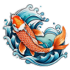 carpe koi - poisson japon