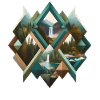 Forêt géométrique et cascades