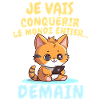 Chat ambitieux demain conquérir le monde