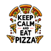 Keep Calm and Eat Pizza