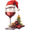 Funny Wine Lover Christmas Design