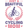 Radfahrer Mama