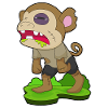 Monkey Halloween Zombie