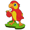 Parrot Banana Fruit