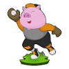 Gant de baseball Pig