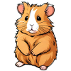Hamster doré mignon