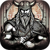 Fier guerrier viking germanique