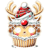 Merry Christmas: Reindeer Cupcake