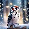 Pic dans la neige