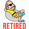 Leisure senior saying retirement pensioner pension