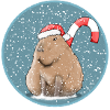 Christmas Capybara