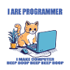Ich bin Programmierer, Arbeitskatze