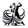 Elegant Dancing Couple