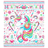 Buntes Weihnachts-Einhorn