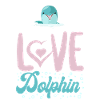 Dolphin Peace Love Dolphin