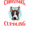 Dog Cuddle Christmas, Love Dogs