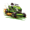 Funny lawn mower