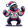 Gorilla with sunglasses